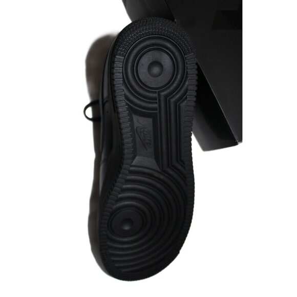 nib SUPREME x AIR FORCE 1 Low Box Logo Sneakers in Black Leather - Unisex M9/W11 - Picture 10 of 16